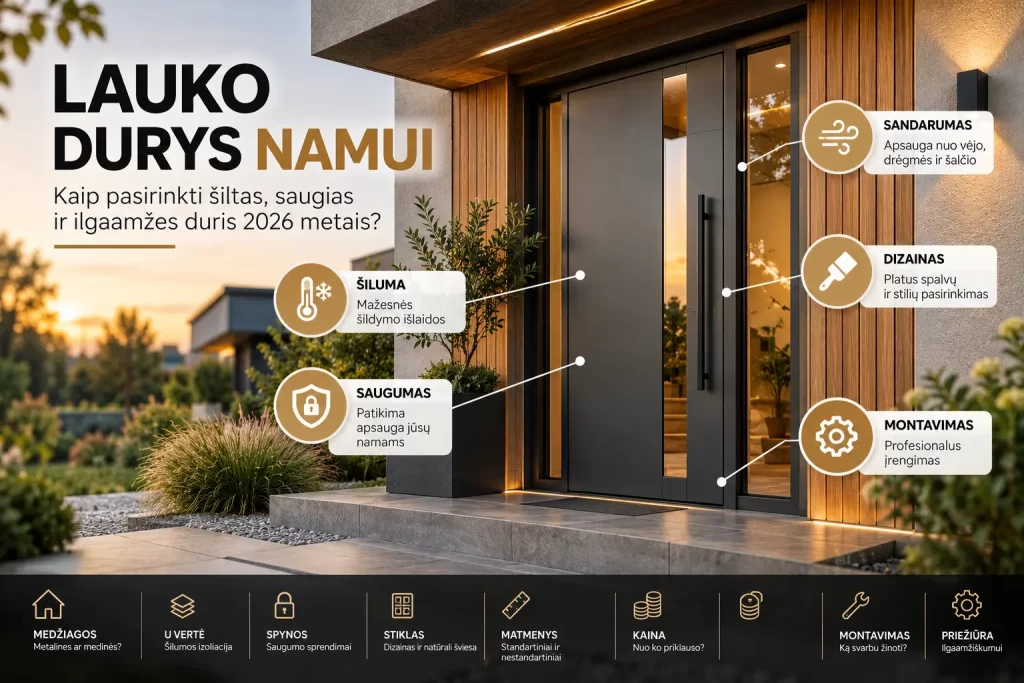 Lauko durys namui